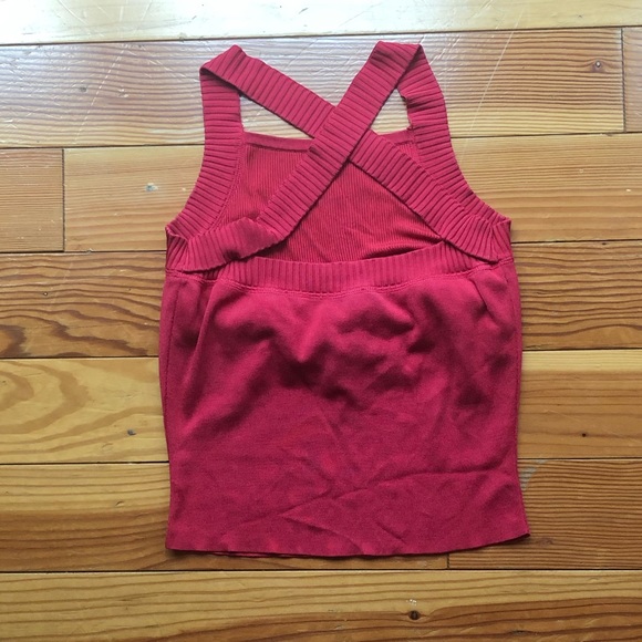 Red knit tank, y2k - Picture 2 of 3